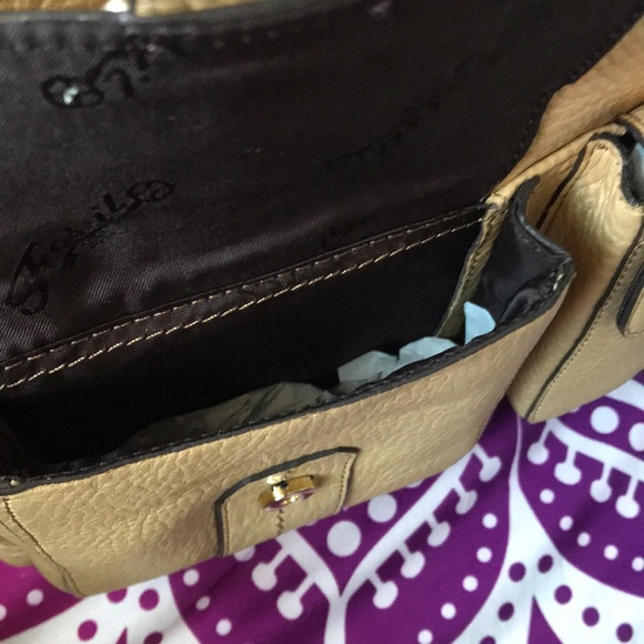 NWT Fossil Shimmering Yellow Purse - Picture 7 of 7